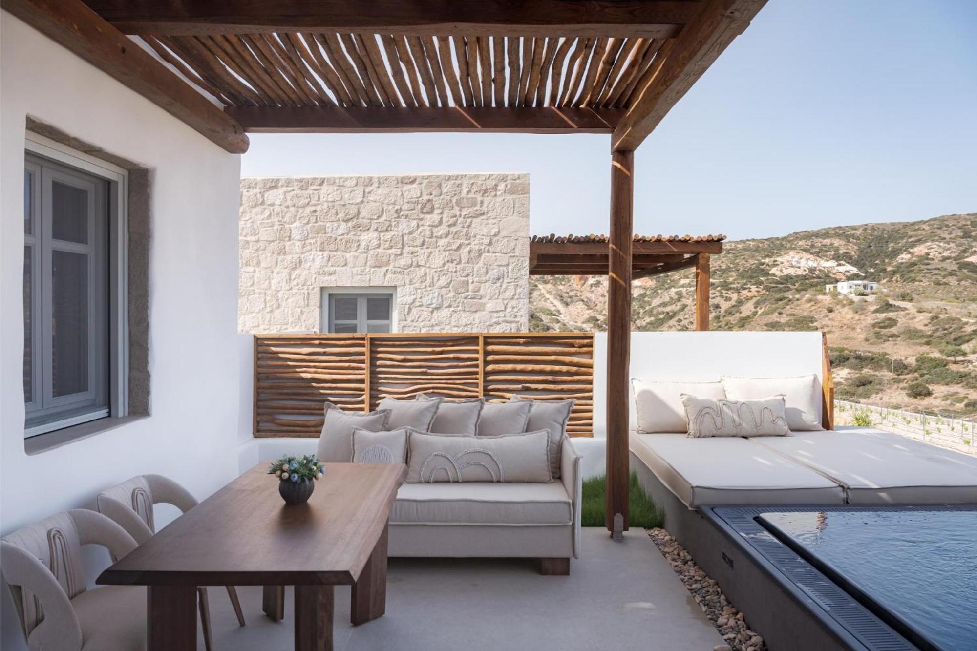 Horizon Suites Milos Paliohóri Szoba fotó